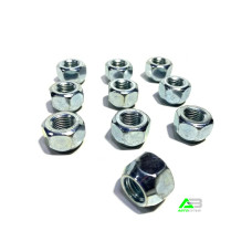 Гайка M12x1,25 конус, высота 16мм, открытая, ключ 19мм (600044HT)
