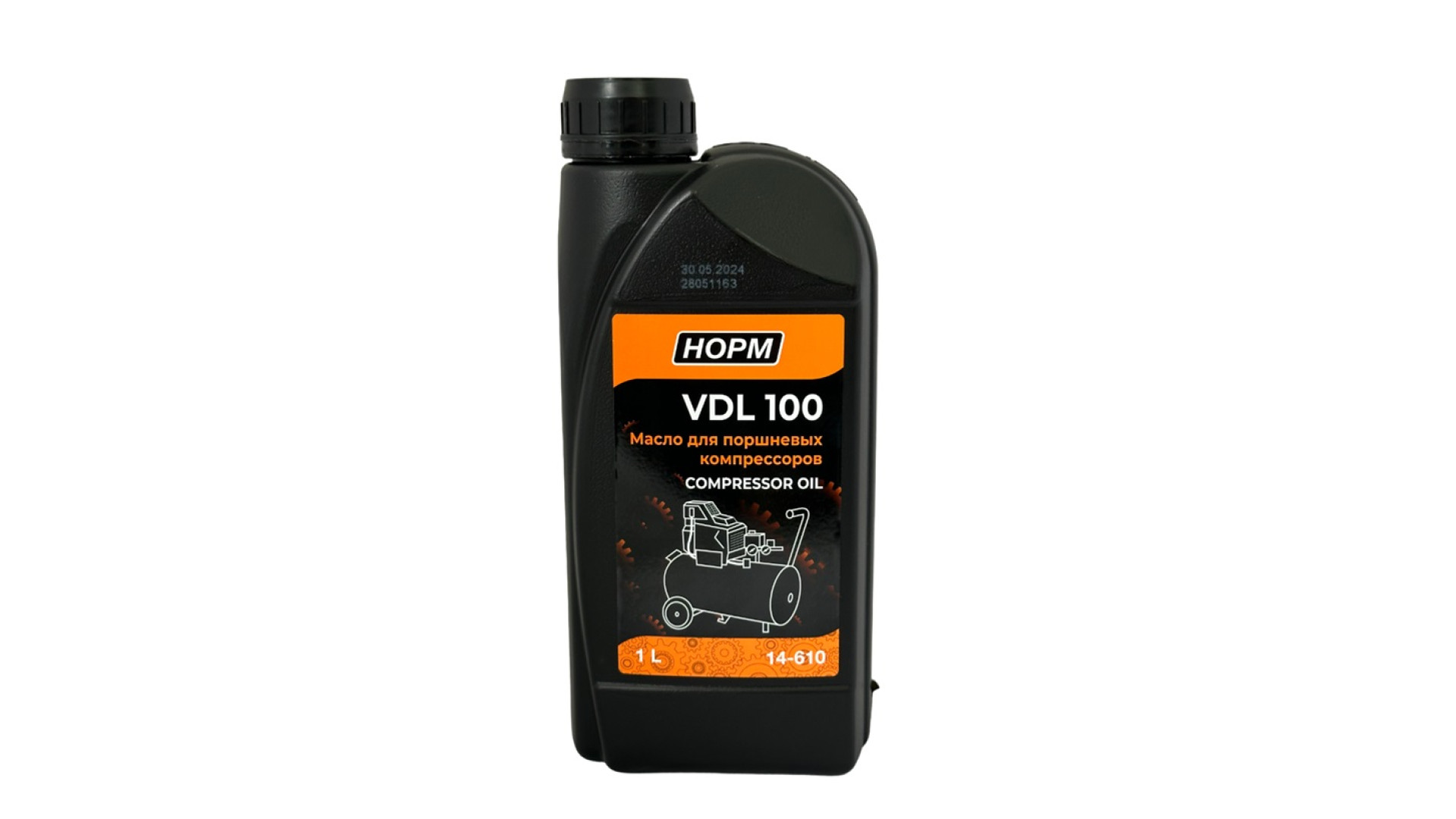 Масло для компрессоров VDL 100 НОРМ, 1л 14-610