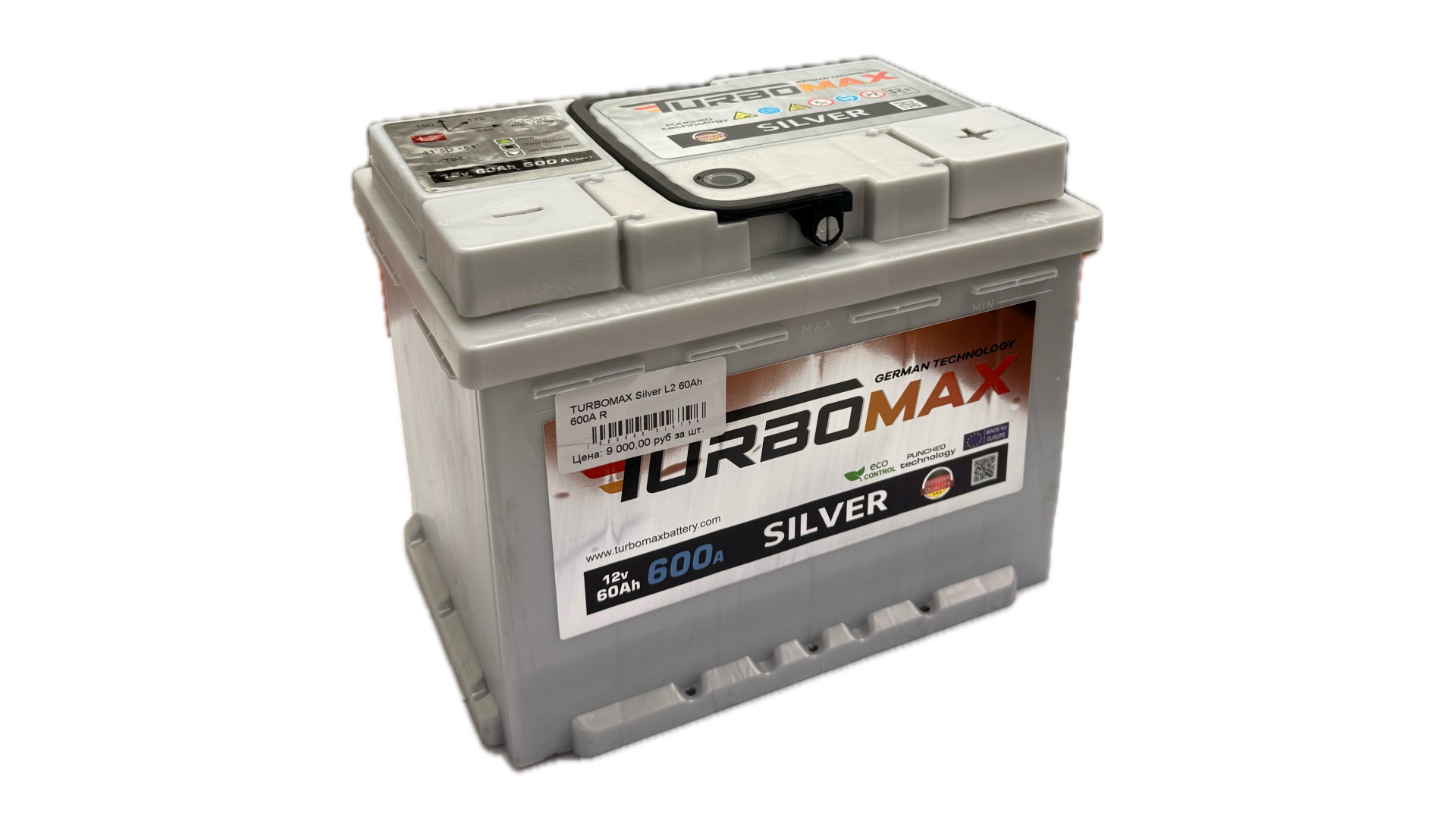 TURBOMAX Silver L2 60Ah 600A R