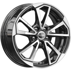 Диск легкосп 15 K&K R15 5х100 6J ET38 DIA57.1 Алмаз Черный