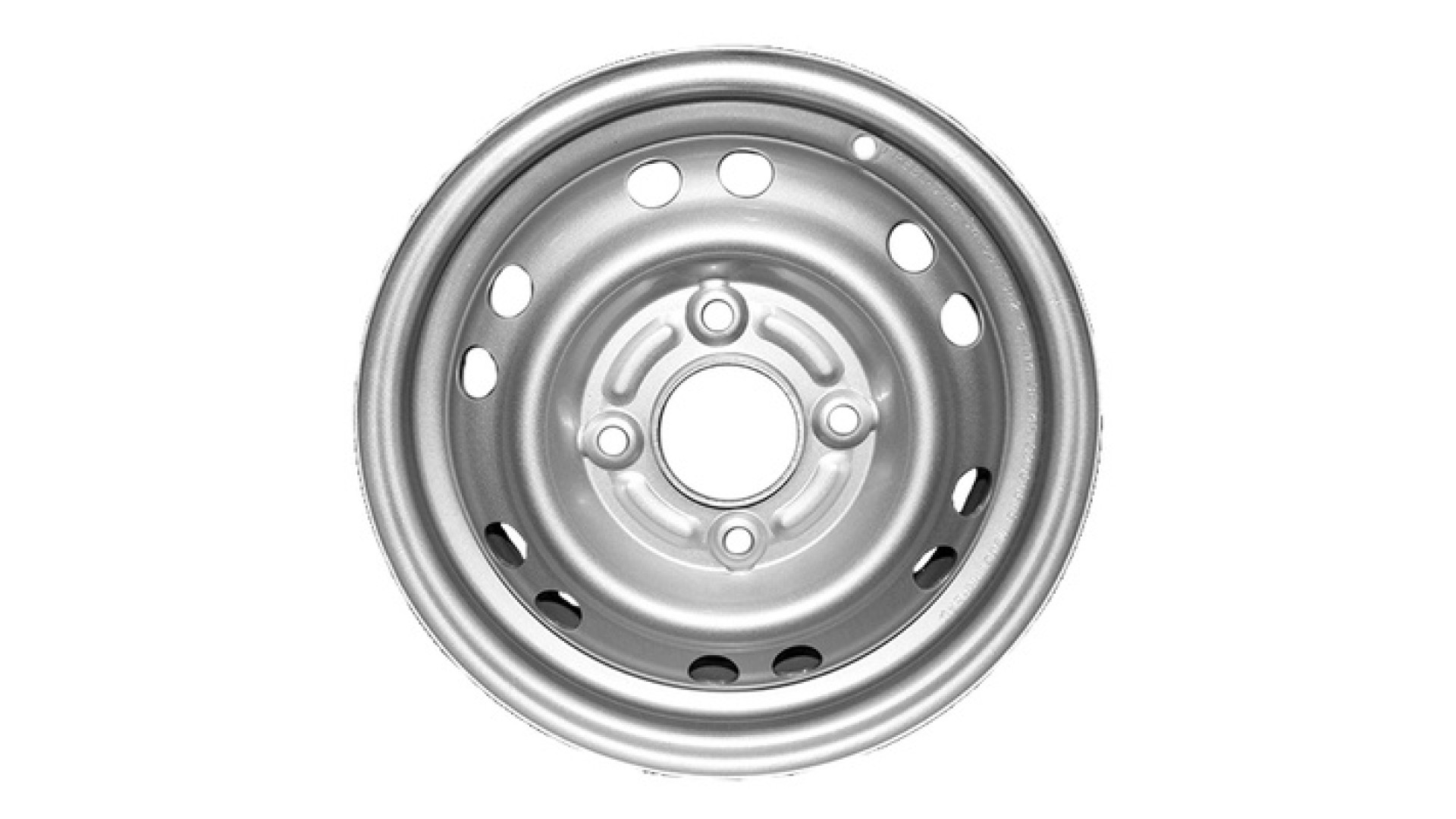 Диск штамп R13x4.5 4x114.3 DIA69.1 ET45 Matiz Silver