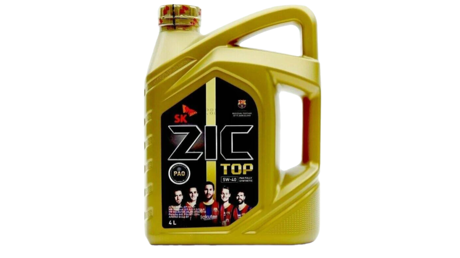 Масло ZIC TOP SAE 5W40 API SN/CF 4л