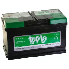 Topla AGM Stop&Go L4 80Ah 900A R