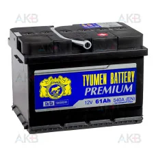 Тюмень PREMIUM LB2 61Ah 580A R низкий