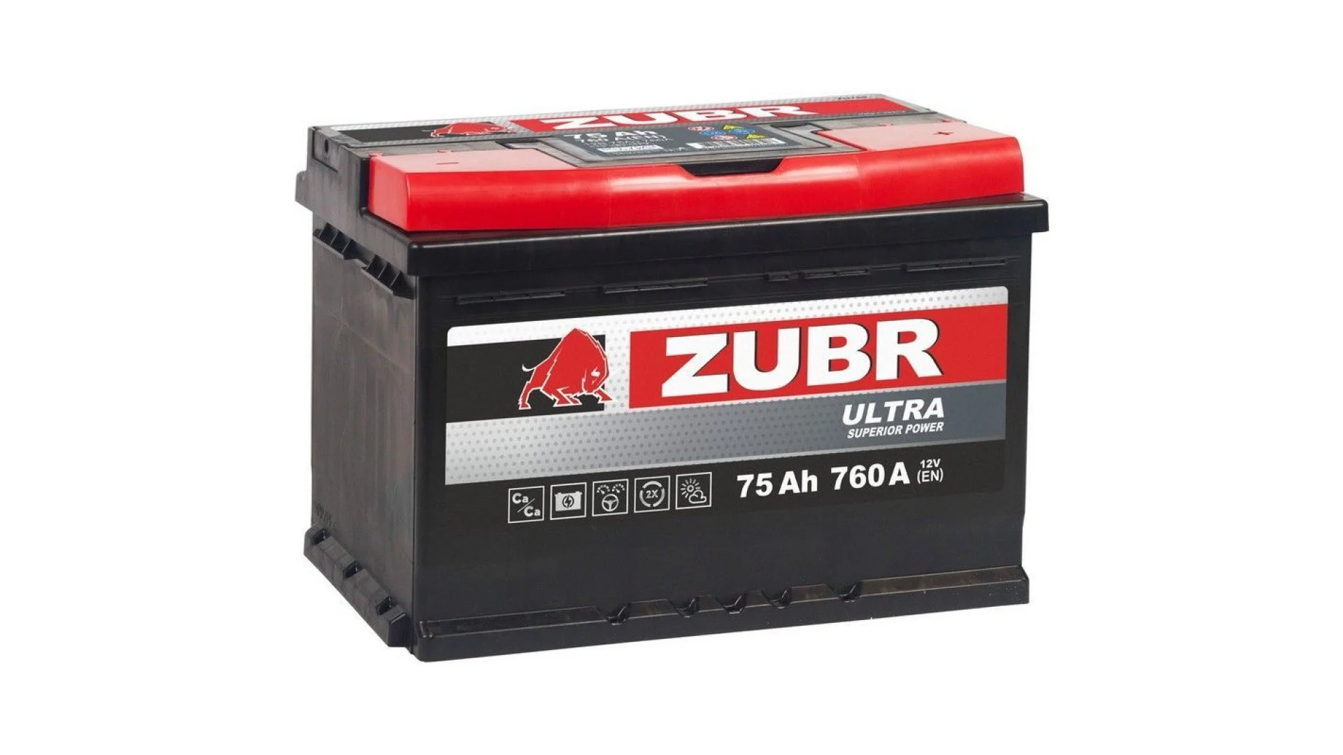 ZUBR Ultra L3 75Ah 760A R